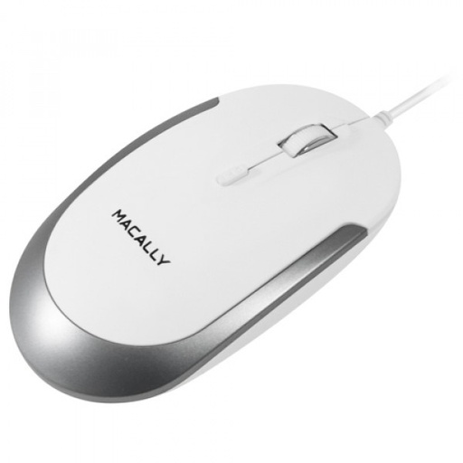 [DYNAMOUSE-W] Macally USB optical quiet click mouse