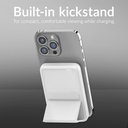 Mobilize Magnetic Wireless Magsafe Compatible PD Stand Power Bank 10000mAh 15W White