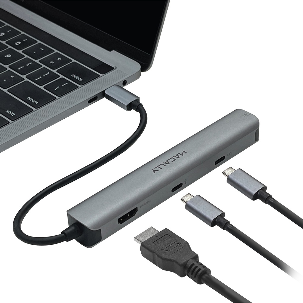 Macally UCDOCK Aluminium USB-C multiport hub