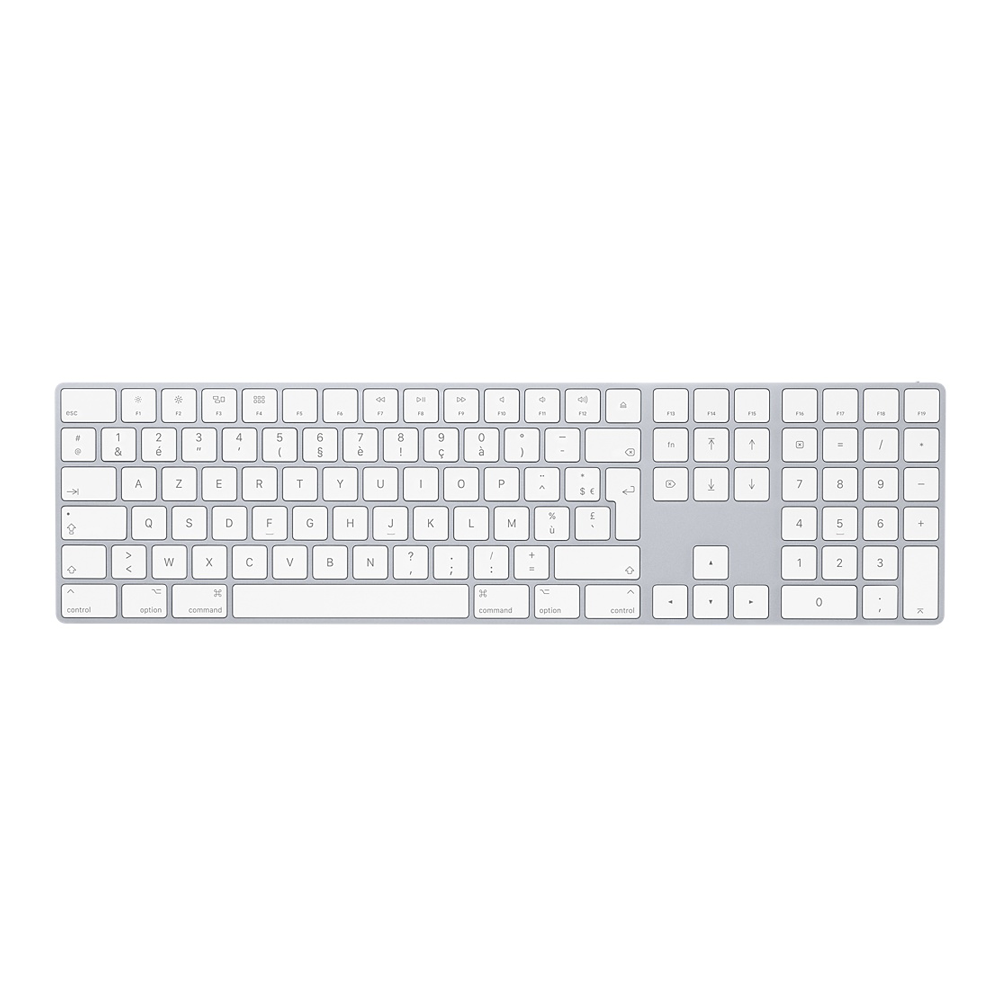 MAC 104 Key ultra slim USB keyboard for Mac - Azerty
