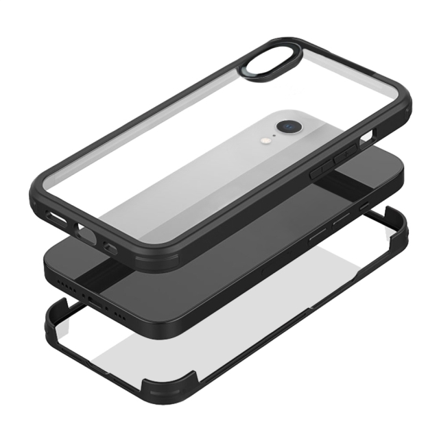 Mobilize Tempered Glass 360 Protection Case Apple iPhone XR Black