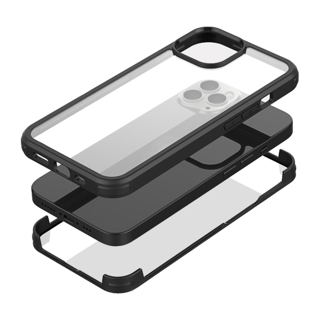 Mobilize Tempered Glass 360 Protection Case Apple iPhone 11 Pro Black