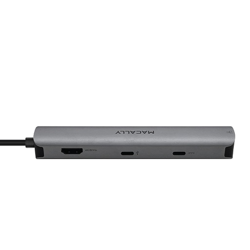 [UCDOCK] Macally UCDOCK - Aluminium USB-C multiport hub - Silver