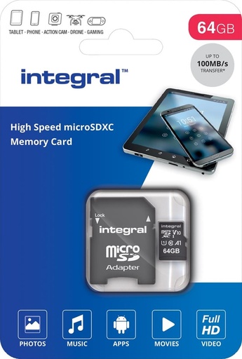 [INTEGRAL-MICROSDHC-64GB] Integral microSDXC 64GB