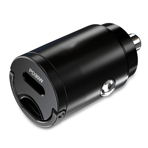 [MOB-CC-019] Mobilize Smart Car Charger Single USB-C 3.0A 15W Black
