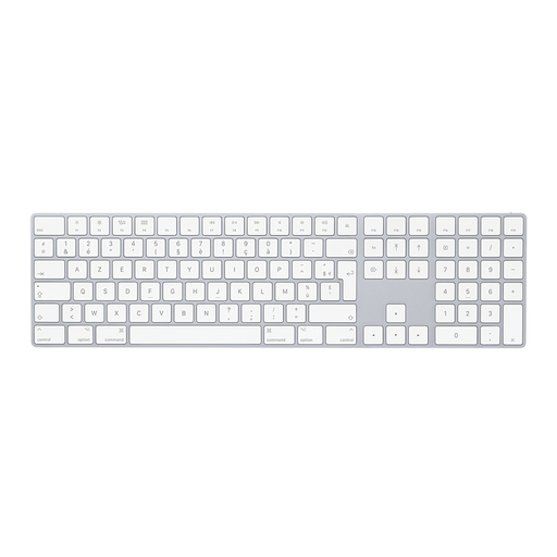 [SLIMKEYPROA-FR] MAC 104 Key ultra slim USB keyboard for Mac - Azerty