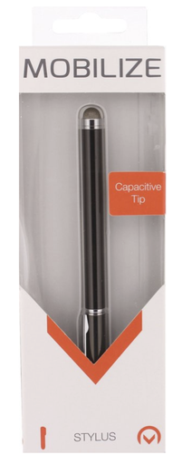 Mobilize Capacitive Stylus Pen 2-in-1 Metallic Black