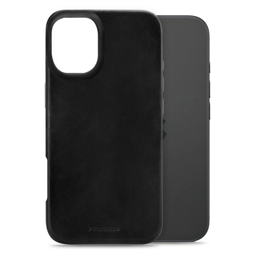 [MOB-MCPLCB-IPH16] Mobilize Magsafe Compatible Premium Leather Case Apple iPhone 16 Black
